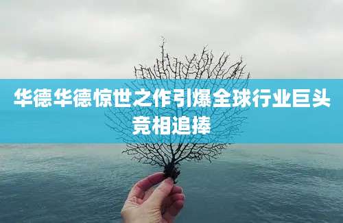 华德华德惊世之作引爆全球行业巨头竞相追捧