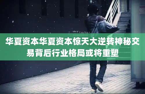 华夏资本华夏资本惊天大逆转神秘交易背后行业格局或将重塑