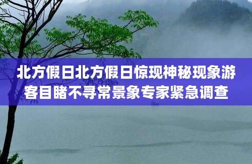北方假日北方假日惊现神秘现象游客目睹不寻常景象专家紧急调查