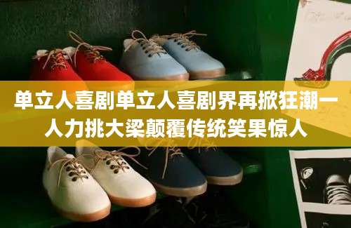 单立人喜剧单立人喜剧界再掀狂潮一人力挑大梁颠覆传统笑果惊人