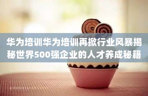 华为培训华为培训再掀行业风暴揭秘世界500强企业的人才养成秘籍