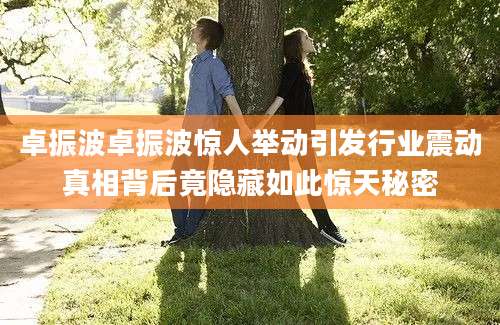 卓振波卓振波惊人举动引发行业震动真相背后竟隐藏如此惊天秘密