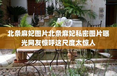 北条麻妃图片北条麻妃私密图片曝光网友惊呼这尺度太惊人