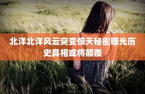 北洋北洋风云突变惊天秘密曝光历史真相或将颠覆