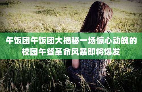 午饭团午饭团大揭秘一场惊心动魄的校园午餐革命风暴即将爆发