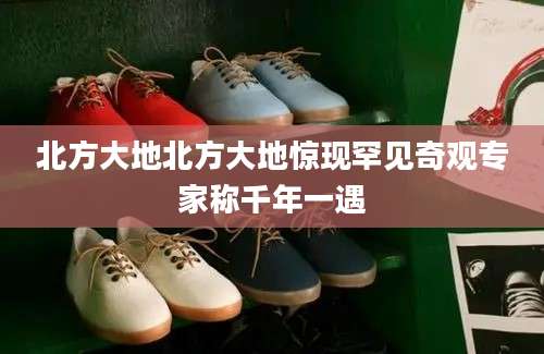 北方大地北方大地惊现罕见奇观专家称千年一遇