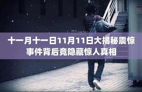 十一月十一日11月11日大揭秘震惊事件背后竟隐藏惊人真相