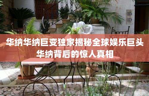 华纳华纳巨变独家揭秘全球娱乐巨头华纳背后的惊人真相