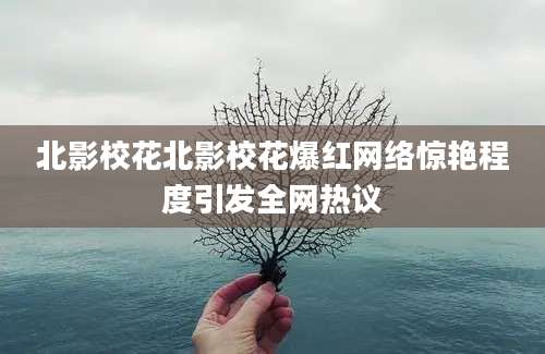 北影校花北影校花爆红网络惊艳程度引发全网热议