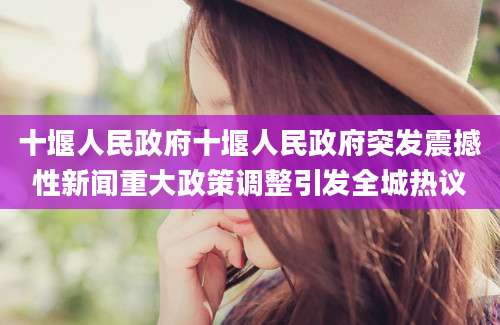 十堰人民政府十堰人民政府突发震撼性新闻重大政策调整引发全城热议