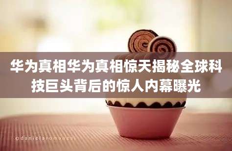 华为真相华为真相惊天揭秘全球科技巨头背后的惊人内幕曝光