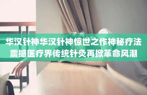 华汉针神华汉针神惊世之作神秘疗法震撼医疗界传统针灸再掀革命风潮