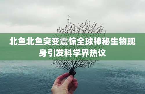 北鱼北鱼突变震惊全球神秘生物现身引发科学界热议