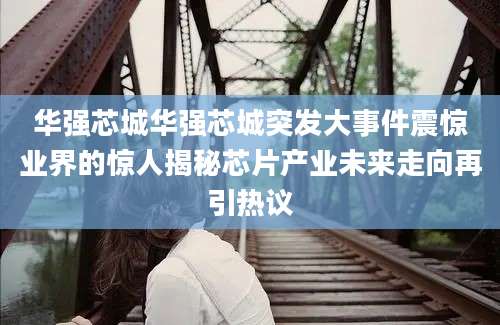 华强芯城华强芯城突发大事件震惊业界的惊人揭秘芯片产业未来走向再引热议