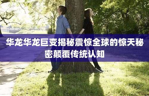 华龙华龙巨变揭秘震惊全球的惊天秘密颠覆传统认知