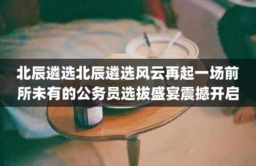 北辰遴选北辰遴选风云再起一场前所未有的公务员选拔盛宴震撼开启