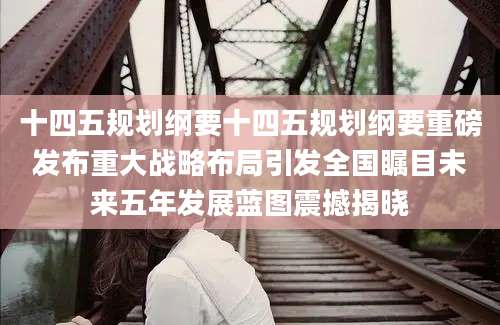 十四五规划纲要十四五规划纲要重磅发布重大战略布局引发全国瞩目未来五年发展蓝图震撼揭晓