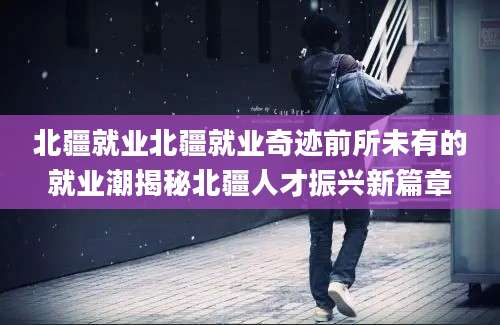 北疆就业北疆就业奇迹前所未有的就业潮揭秘北疆人才振兴新篇章