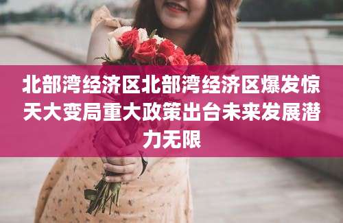 北部湾经济区北部湾经济区爆发惊天大变局重大政策出台未来发展潜力无限