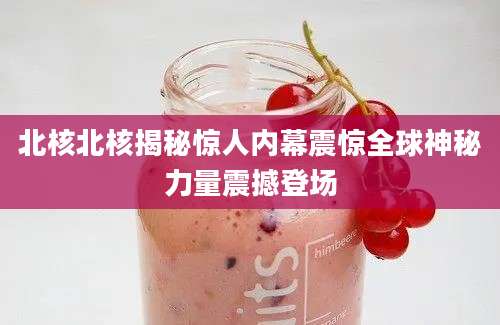 北核北核揭秘惊人内幕震惊全球神秘力量震撼登场