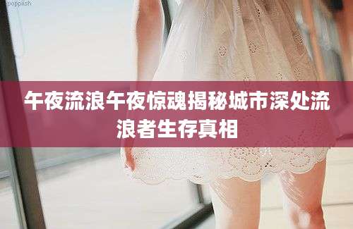 午夜流浪午夜惊魂揭秘城市深处流浪者生存真相