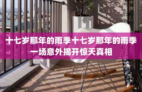 十七岁那年的雨季十七岁那年的雨季一场意外揭开惊天真相