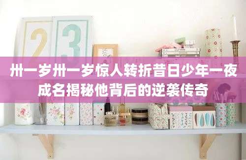 卅一岁卅一岁惊人转折昔日少年一夜成名揭秘他背后的逆袭传奇