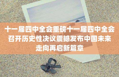 十一届四中全会重磅十一届四中全会召开历史性决议震撼发布中国未来走向再启新篇章